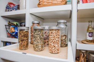 Pantry organization - shelves